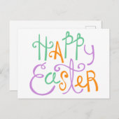 ハッピーイースター ポストカード (正面/裏面)
