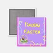 ハッピーイースター マグネット (正面/裏面)