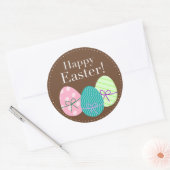 ハッピーイースター ラウンドシール (封筒)