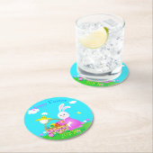 ハッピーイースター ラウンドペーパーコースター (インサイチュ)