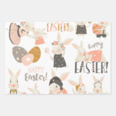 ハッピーイースター ラッピングペーパーシート (正面2)