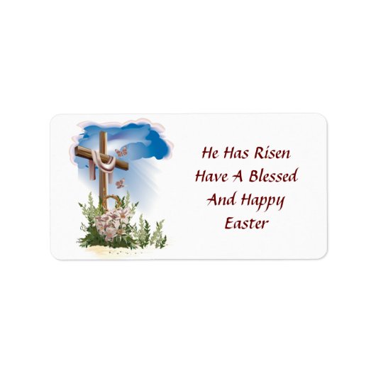 ハッピーイースター ラベル (正面)