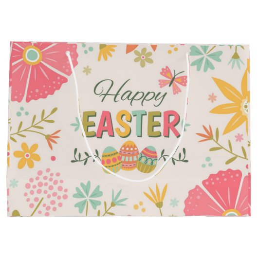 ハッピーイースター ラージペーパーバッグ (裏面)