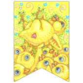 "ハッピーイースター"ロッカーシックMOSHピットパーティーバナー バンティングフラッグ (第1の旗)