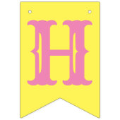 "ハッピーイースター"ロッカーシックMOSHピットパーティーバナー バンティングフラッグ (第3の旗)