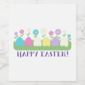 ハッピーイースター ワインラベル (シングルラベル)