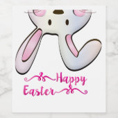 ハッピーイースター ワインラベル (シングルラベル)