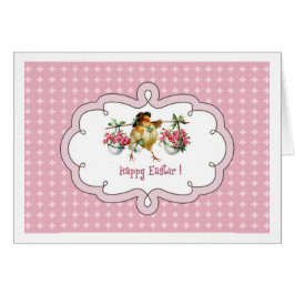 ハッピーイースター。ヴィンテージの案内応答カード