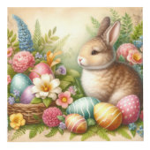 ハッピーイースター/ヴィンテージウサギ フォトキューブ (右)