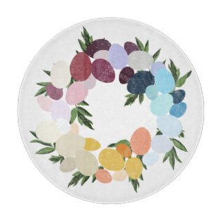 ハッピーイースター。ヴィンテージホリデー。 カッティングボード