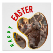 ハッピーイースター – 信仰 ポスター (正面)