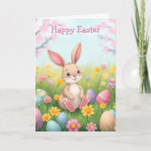 ハッピーイースター | 内側の色付けページ カード (正面)