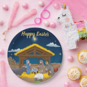 ハッピーイースター-出生 | ペーパープレート (パーティー)