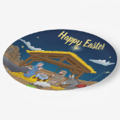 ハッピーイースター-出生 | ペーパープレート (アングル)