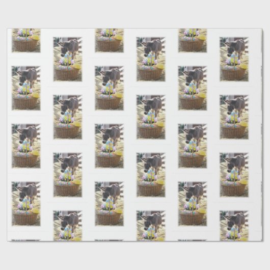 「ハッピーイースター」包装紙 ラッピングペーパー (フラット)