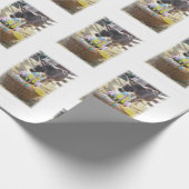 「ハッピーイースター」包装紙 ラッピングペーパー (角)