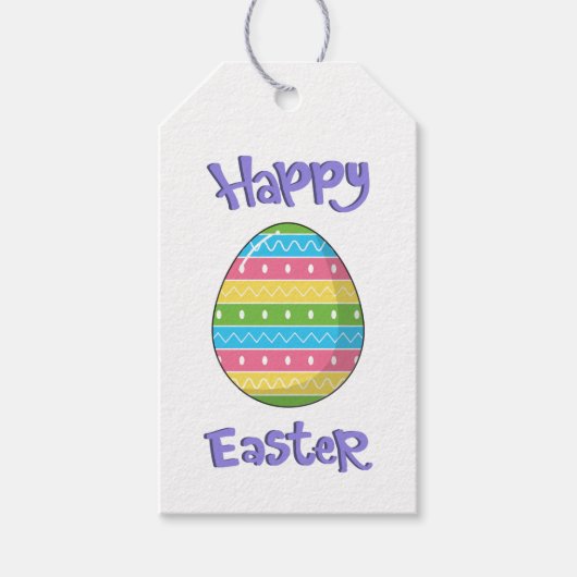 ハッピーイースター（卵） ギフトタグ (正面)