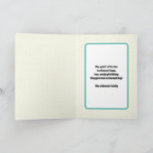 ハッピーイースター、原子時代、ミッドセンチュリーモダン猫 シーズンカード (内部)