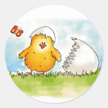 ハッピーイースター – 名前でパーソナライズ – Chick just h