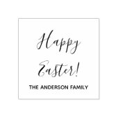 ハッピーイースター(名前) ラバースタンプ (インプリント)
