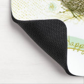 ハッピーイースター! -多彩な卵が付いている鳥の巣 マウスパッド (コーナー)