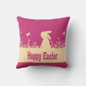 ハッピーイースター、夢うさぎ クッション (裏面)
