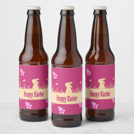 ハッピーイースター、夢うさぎ ビールラベル