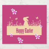 ハッピーイースター、夢うさぎ ビールラベル (シングルラベル)
