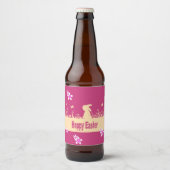 ハッピーイースター、夢うさぎ ビールラベル (正面)