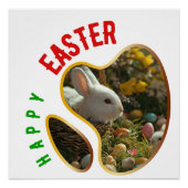 ハッピーイースター – 女性 ポスター (正面)