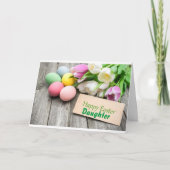 ハッピーイースター**娘**特別カードだと思う カード (正面)