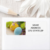 **ハッピーイースター**差出人住所ラベル ラベル (インサイチュ)