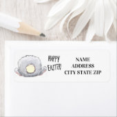 **ハッピーイースター**差出人住所ラベル ラベル (インサイチュ)