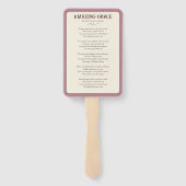 ハッピーイースター:平和と希望のヴィンテージリリー教会 ハンドファン (裏面)