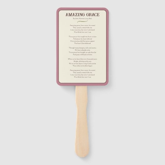 ハッピーイースター：平和と希望のヴィンテージリリー教会 ハンドファン (裏面)