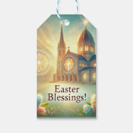 「ハッピーイースター：愛と笑いの日」 ギフトタグ