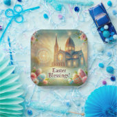 「ハッピーイースター:愛と笑いの日」 ペーパープレート (パーティー)