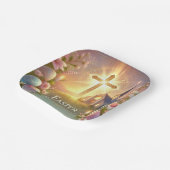 「ハッピーイースター：愛と笑いの日」 ペーパープレート (傾斜あり)