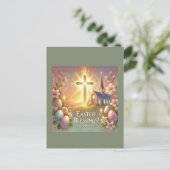 「ハッピーイースター：愛と笑いの日」 ポストカード (スタンド正面)