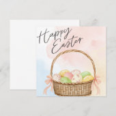 ハッピーイースター 招待状 (正面/裏面)