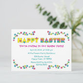 ハッピーイースター 招待状 (スタンド正面)