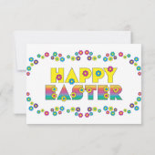 ハッピーイースター 招待状 (裏面)