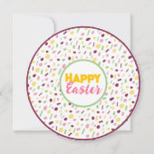 ハッピーイースター。 招待状 (正面)