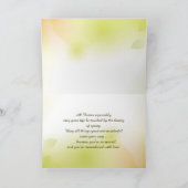 ハッピーイースター。春ダッフォジルイースター シーズンカード (内部)