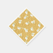 ハッピーイースター |春フローラ スタンダードカクテルナプキン (角)