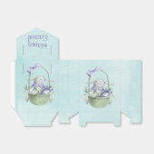 ハッピーイースター!水の色イースターバニー フェイバーボックス (折り畳みなし)