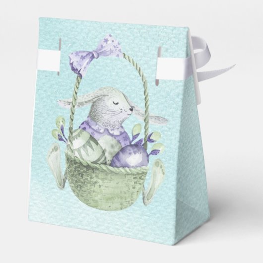 ハッピーイースター!水の色イースターバニー フェイバーボックス (裏面サイド)