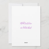 ハッピーイースター!水彩花卵形 シーズンカード (裏面)