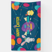 ハッピーイースター |狩り開始 |バナー 横断幕 (縦)