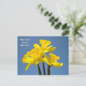 ハッピーイースター!神が我々にスマイルする時のカード シーズンポストカード (スタンド正面)